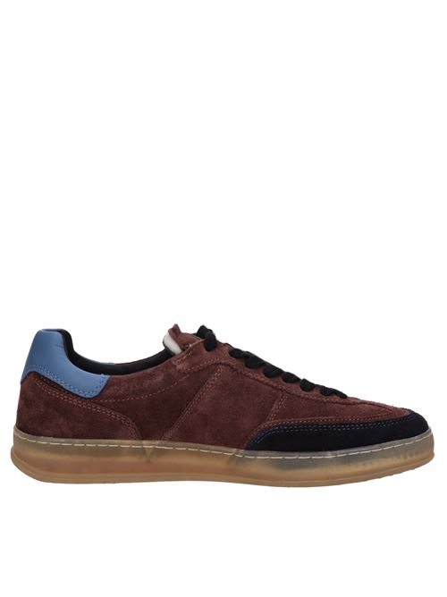Sneakers in camoscio D.A.T.E. | SPORTY COLOREDMARRONE-BLU